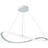 Leroy Merlin Lampadario LED moderno RAKY bianco Ø70cm, luce con 3 temperature di colore 4000 lumen