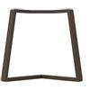 STEELMI Gamba per mobili STEELMI Angolo in acciaio bronzo opaco L 78 x P 78 x H 70 cm