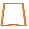 STEELMI Gamba per mobili STEELMI Angolo in acciaio arancione lucido L 78 x P 78 x H 70 cm