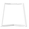 STEELMI Gamba per mobili STEELMI Angolo in acciaio bianco opaco L 78 x P 78 x H 70 cm