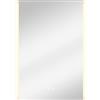 SENSEA Specchio con illuminazione integrata bagno rettangolare SENSEA L 50 x H 70 x P 3 cm grigio / argento