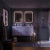 SENSEA Specchio Remix con illuminazione integrata bagno rettangolare SENSEA L 60 x H 80 x P 3 cm grigio / argento