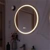 SENSEA Specchio bagno con illuminazione led integrata Remix SENSEA tondo D60 cm cromo