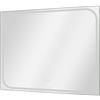 SENSEA Specchio Remix con illuminazione integrata bagno rettangolare SENSEA L 100 x H 80 x P 3 cm grigio