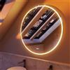 SENSEA Specchio Remix con illuminazione integrata bagno tondo SENSEA L 100 x H 100 x P 3 cm grigio