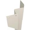 STEELMI Gamba per mobili STEELMI Titi in acciaio cromo opaco L 15 x P 15 x H 72 cm