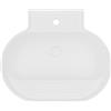COLAVENE Lavabo da appoggio Tina COLAVENE ovale in ceramica L 60 x H 35 x P 50 cm bianco piletta non inclusa, con foro