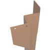 STEELMI Gamba per mobili irregolare STEELMI Titi in acciaio rame opaco L 15 x P 15 x H 72 cm
