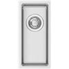 RODI Lavello 1 vasca in inox argento RODI Box Lux 17 piletta tonda L 21 x L 44 cm