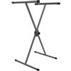STEELMI Gamba per mobili a X regolabile STEELMI Ibex in acciaio grigio opaco L 60 x P 58 x H max 110 cm