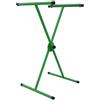 STEELMI Gamba per mobili a X STEELMI Ibex regolabile in acciaio verde lucido L 60 x P 58 x H max 110 cm