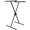 STEELMI Gamba per mobili a X regolabile STEELMI Ibex in acciaio marrone lucido L 60 x P 58 x H max 110 cm