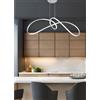 Leroy Merlin Lampadario LED moderno Ruby grigio, luce con 3 temperature di colore 5400 lumen