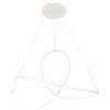 Leroy Merlin Lampadario LED moderno Smilla bianco Ø60cm, luce con 3 temperature di colore 4900 lumen