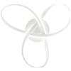 Leroy Merlin Plafoniera LED SMILLA Ø 45 cm bianco IP20 cct da bianco caldo a bianco freddo con regolazione di temperatura, 3500 lumen