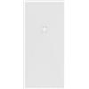 Leroy Merlin Piatto doccia in carbonato di calcio Horus bianco L 80 x L 170 x H 27 cm opaco effetto marmo