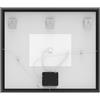 SENSEA Specchio con illuminazione integrata bagno rettangolare SENSEA L 105 x H 90 x P 3.85 cm nero
