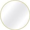 SENSEA Specchio con illuminazione integrata bagno tondo SENSEA L 100 x H 100 x P 3.85 cm nero