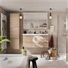 SENSEA Specchio Contenitore Remix Con Illuminazione Remix SENSEA bianco L 120 x H 80 x P 16.9 cm