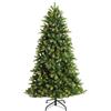 Leroy Merlin Albero di Natale Montsolar Solare per esterno illuminato verde H 210 cm x ø 130 cm