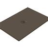 Leroy Merlin Piatto doccia in ceramica extra slim caffè L 160 x L 70 cm