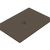 Leroy Merlin Piatto doccia in ceramica extra slim caffè L 170 x L 80 cm
