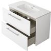 SENSEA Base sospesa Remix 2 cassetti, L80 X P39 X H57.7 cm bianco lucido