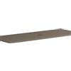 Leroy Merlin Top per lavabo KYOTO L 120.5 x H 1.8 x P 46 cm nocciola truciolare, opaco