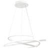 Leroy Merlin Lampadario LED moderno Taylor bianco Ø50cm, luce naturale 4900 lumen