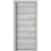 Leroy Merlin Porta interna a battente Slate in MDF di abete colore olmo grigio, L 80 x H 210 cm, apertura reversibile