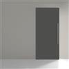 Leroy Merlin Porta scorrevole reversibile Stoccolma con maniglione in legno grigio antracite, L 99 x H 221 cm, con binario invisibile