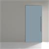 Leroy Merlin Porta scorrevole reversibile Stoccolma con maniglione in legno blu turchese, L 99 x H 221 cm, con binario invisibile