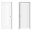 Leroy Merlin Porta interna a battente Drift in MDF di abete colore bianco, L 80 x H 210 cm, apertura reversibile