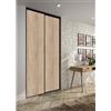Optimum Kit anta scorrevole con binario OPTIMUM 2 ante rovere L 120 x H 270 cm