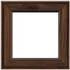 ISOXA Finestra in PVC effetto legno noce L 50 x H 50 cm, 1 anta a vasistas