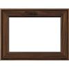 ISOXA Finestra in PVC effetto legno noce L 80 x H 60 cm, 1 anta a vasistas