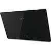Faber Cappa a parete GLAM LIGHT ZERO DRIP BK A80 FABER nero L 80 cm