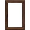 ISOXA Finestra in PVC effetto legno noce L 80 x H 120 cm, 1 anta apertura a destra