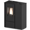 PUNTO FUOCO Stufa a pellet ventilata PUNTO FUOCO Mirella 7 KW nera
