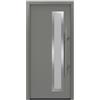 HORMANN Portoncino d'ingresso HORMANN Iso Pro Secur 730s con vetro L 80 x H 210 cm in acciaio grigio, apertura tirare a destra