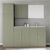 Leroy Merlin Pensile bagno Desi verde salvia, 2 ante P 20 x L 70 x H 70 cm