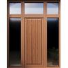 Leroy Merlin Portoncino d'ingresso in legno Bugnale 61 L 80 x H 210 cm noce apertura spingere a destra