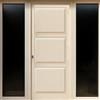 Leroy Merlin Portoncino d'ingresso in alluminio Bugnale 42 L 80 x H 210 cm bianco/noce apertura spingere a destra
