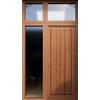 Leroy Merlin Portoncino d'ingresso in legno Bugnale 51 L 80 x H 210 cm noce apertura spingere a destra