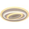 NOVECENTO Plafoniera LED Olivia Ø 50 cm bianco IP20 cct da bianco caldo a bianco freddo con regolazione di temperatura, 2900 lumen NOVECENTO