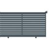 VERDELOOK Cancello manuale battente MIAMI VERDELOOK in alluminio grigio, reversibile, L 300 x H 154.5 cm