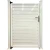 VERDELOOK Cancello / portello VERDELOOK MIAMI in alluminio bianco H 160 x L 100 cm