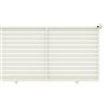VERDELOOK Cancello manuale battente MIAMI VERDELOOK in alluminio bianco, reversibile, L 300 x H 154.5 cm