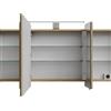 PELIPAL Specchio Contenitore Con Illuminazione Cassca PELIPAL rovere riviera L 140 x H 67 x P 17 cm
