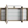 PELIPAL Specchio Contenitore Con Illuminazione Cassca PELIPAL rovere riviera L 120 x H 67 x P 17 cm